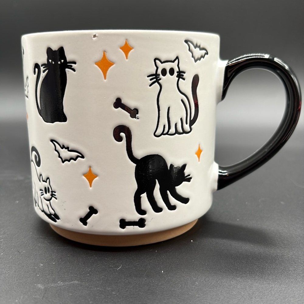 Eli + Ana Halloween Cat Mug NEW